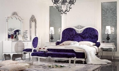 【新古典梳妆台 实木梳妆镜 妆台烤漆 妆凳组合 化妆桌子白色家具】价格,厂家,图片,案、台类,上海众惠家具-