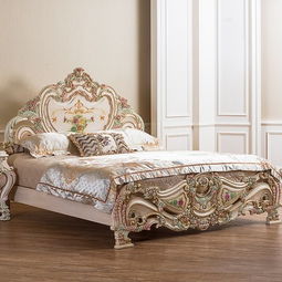 图 上海齐居置家欧式家具工厂 欧式实木双人公主床 上海家具 家纺